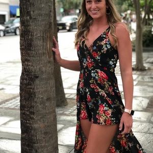 Black Maxi-Romper